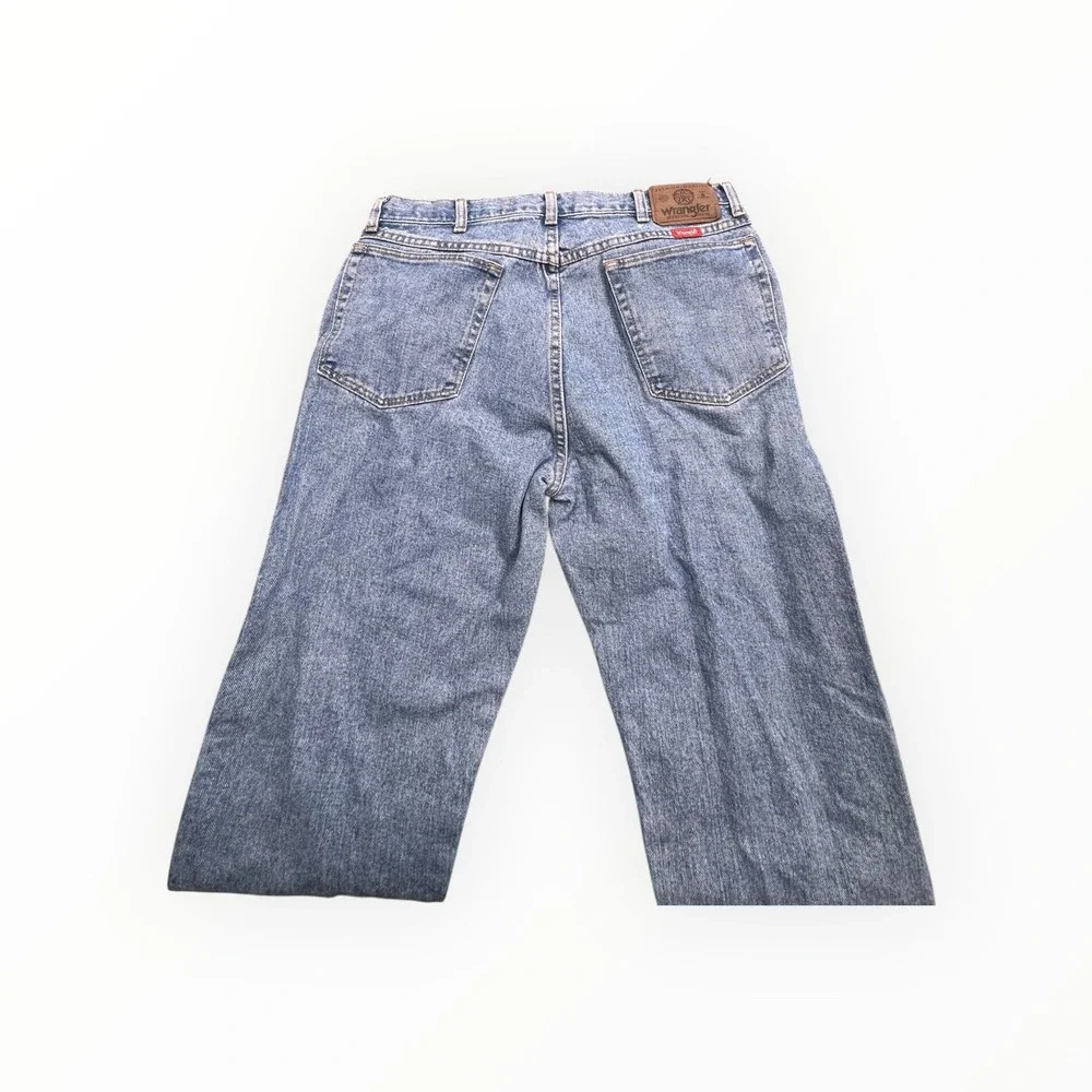 Wrangler Jeans Mens 32x31 Blue Straight Leg Denim High Rise‎ Classic 5-Pocket